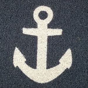 Anchor welcome mat